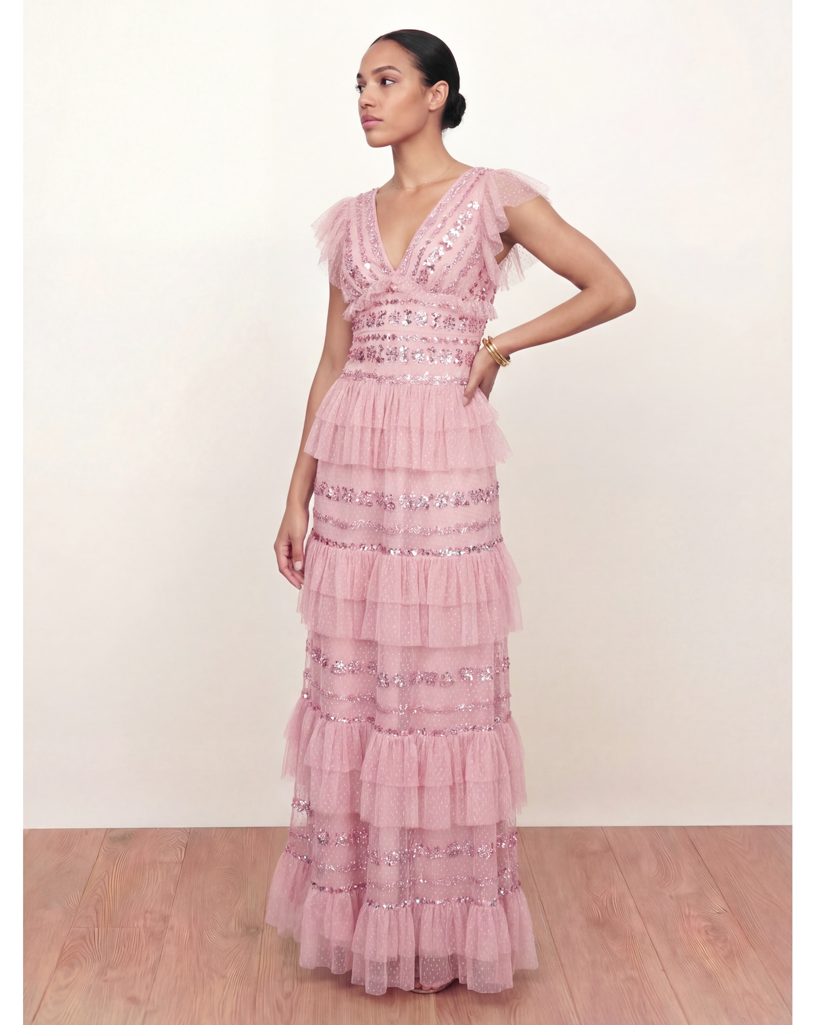 Maya Deluxe Embellished Dress