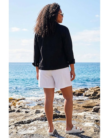 Roman Curve Bengaline Pocket Jacket