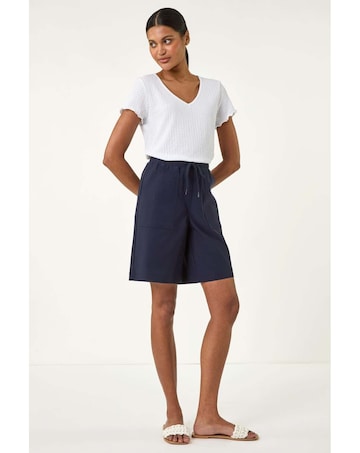 Roman Drawcord Pocket Stretch Shorts