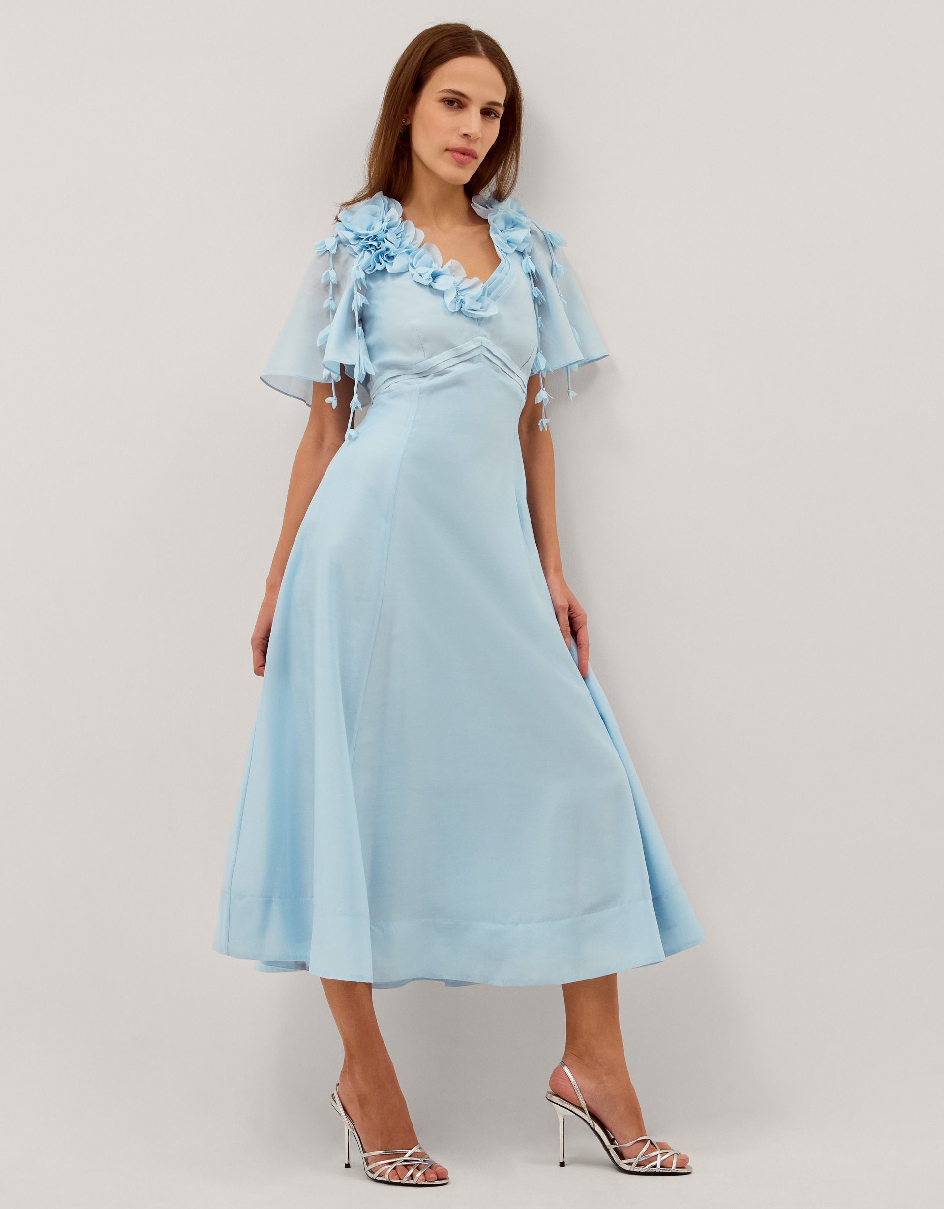 New In - Monsoon Clarissa Floral Midi Dress