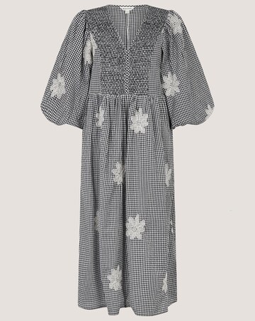Monsoon Mimi Puff Sleeve Midi Dress