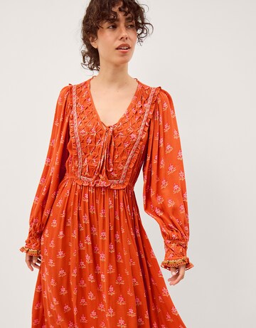 Monsoon Amaya Floral Print Midi Dress