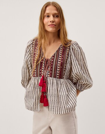 Monsoon Laila Embellished Print Blouse