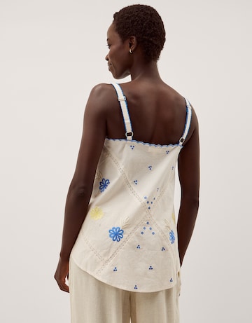 Monsoon Sophie Sleeveless Embroidered Top