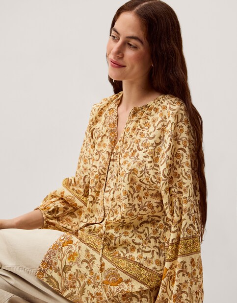 Monsoon Ari Floral Print Blouse