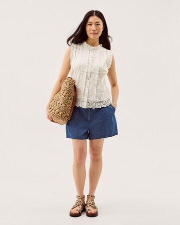 Monsoon Trish Sleeveless Frill Top