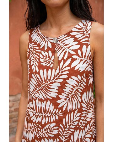 Roman Petite Button Shift Dress