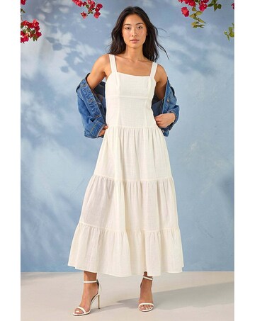 Roman Petite Seam Detail Midi Dress