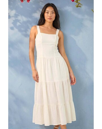 Roman Petite Seam Detail Midi Dress