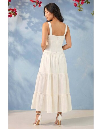 Roman Petite Seam Detail Midi Dress