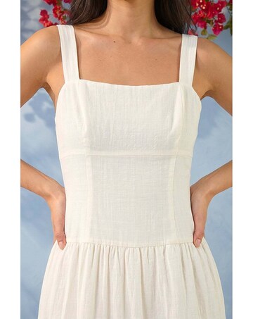 Roman Petite Seam Detail Midi Dress