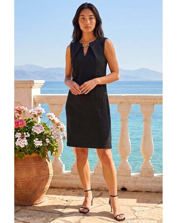 Roman Petite Chain Trim Dress