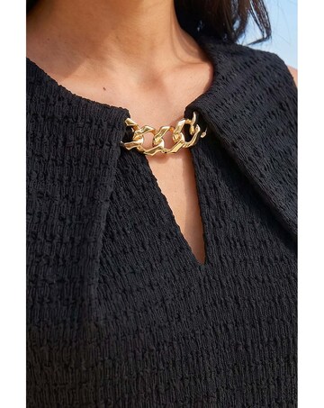 Roman Petite Chain Trim Dress