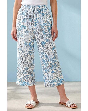 Roman Petite Printed Cropped Trousers