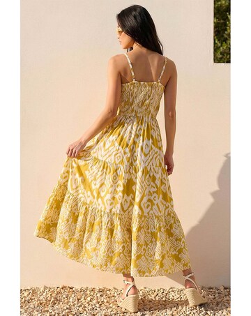 Roman Petite Abstract Strappy Dress