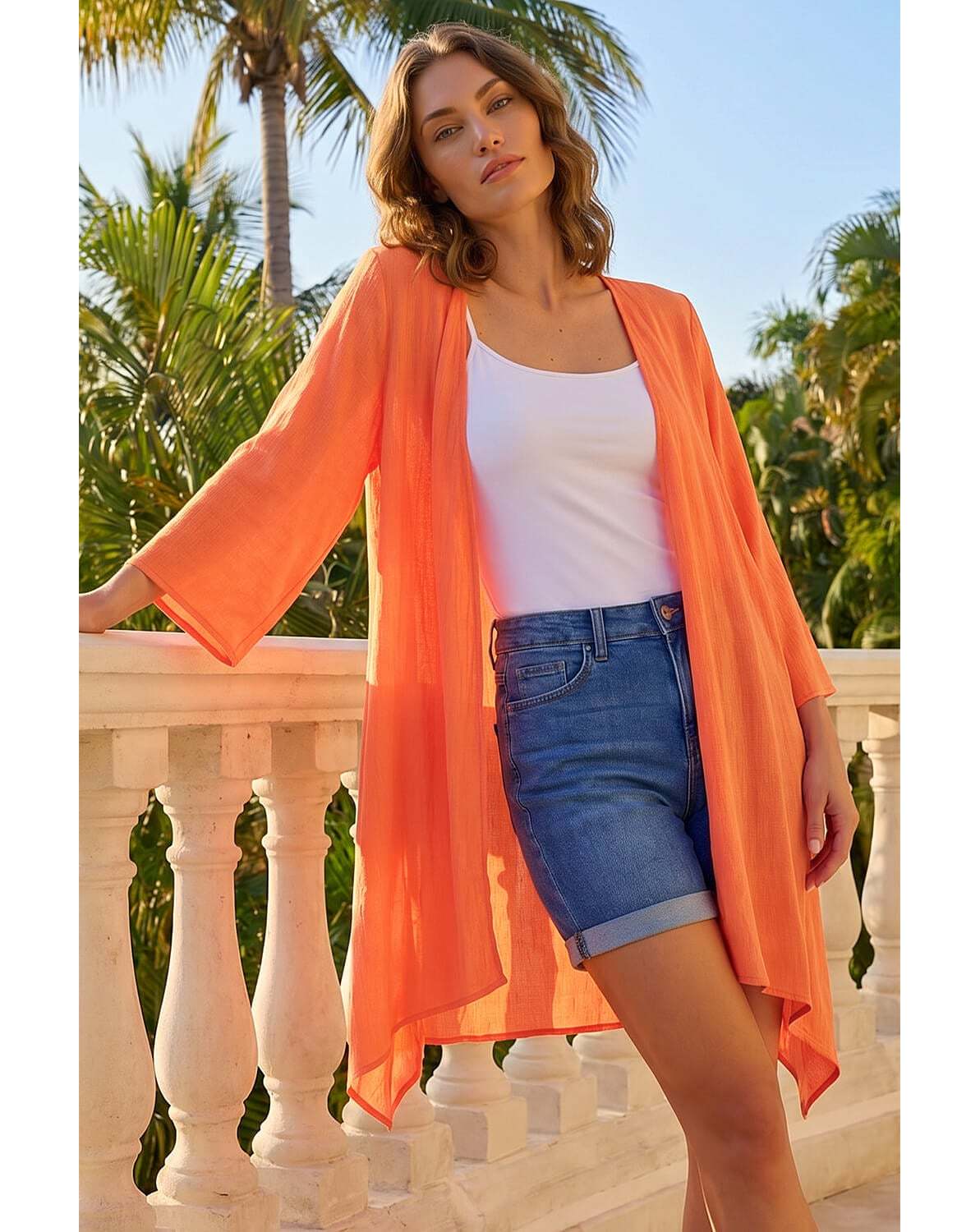New In - Roman Petite Longline Cover Up