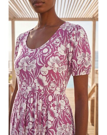 Roman Petite Floral Frill Midi Dress