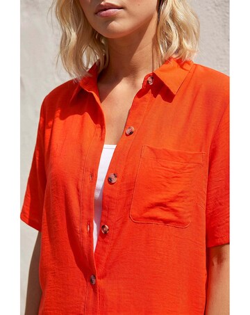 Roman Petite Button Up Pocket Shirt