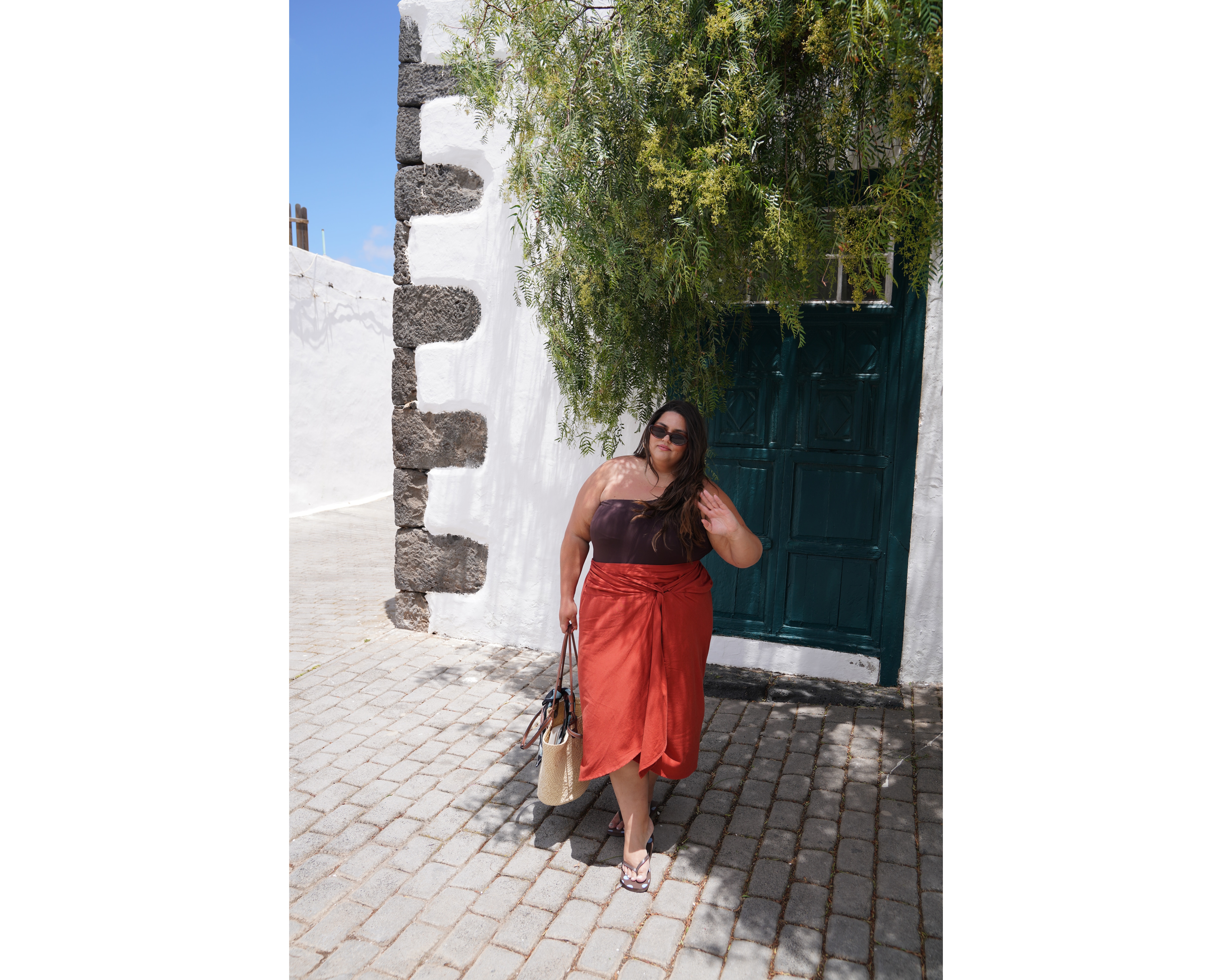 Callie Thorpe x Monsoon Linen Skirt