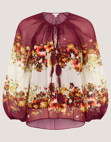Monsoon Parrie Balloon Sleeve Blouse