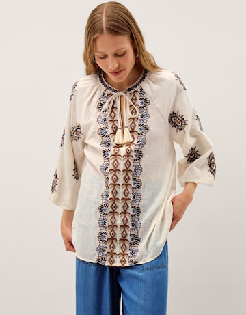Monsoon Zoey Embroidered Tunic Top