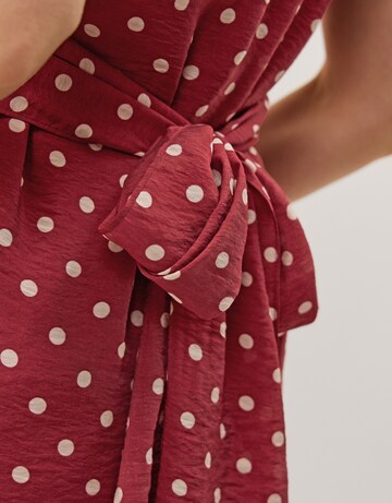 Monsoon Claire Polka Dot Midi Dress