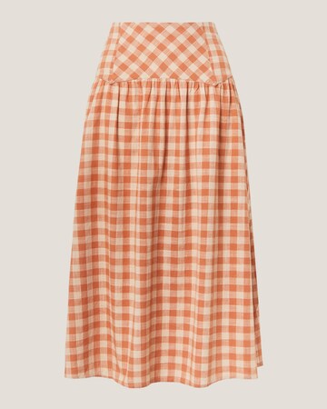 Monsoon Hattie Gingham Midi Skirt