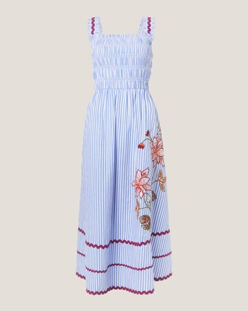 Monsoon Sloane Floral Stripe Midi Dress