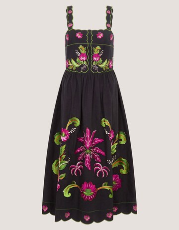 Monsoon Eleni Embroidered Midi Dress