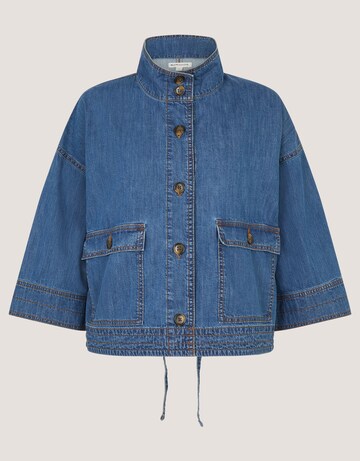 Monsoon Gwen Funnel Neck Denim Jacket