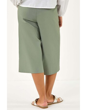 Roman Wide Hem Cropped Trouser