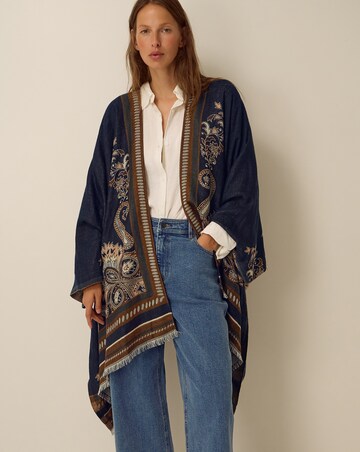 Monsoon Crissy Jacquard Poncho
