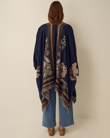 Monsoon Crissy Jacquard Poncho