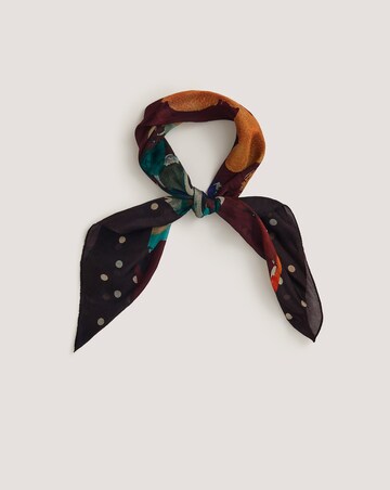 Monsoon Iselle Floral Square Silk Scarf