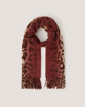 Monsoon Archi Animal Print Tassel Scarf