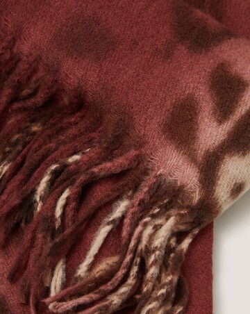 Monsoon Archi Animal Print Tassel Scarf