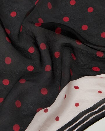 Monsoon Penny Polka Dot Silk Scarf