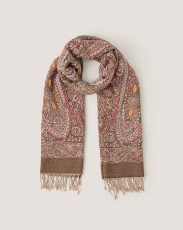 Monsoon Katia Paisley Embroidered Scarf