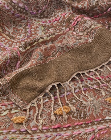 Monsoon Katia Paisley Embroidered Scarf