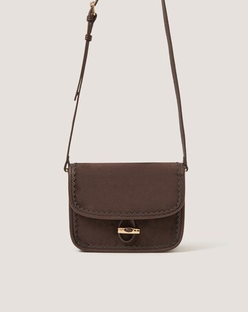 Monsoon Amy Faux Suede Crossbody Bag