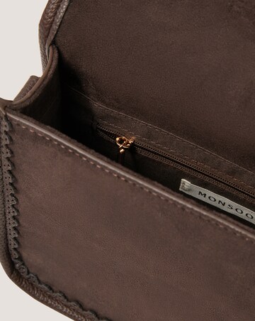 Monsoon Amy Faux Suede Crossbody Bag