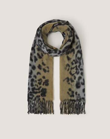 Monsoon Archi Animal Print Tassel Scarf