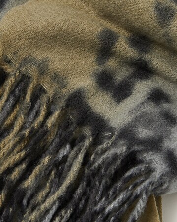 Monsoon Archi Animal Print Tassel Scarf
