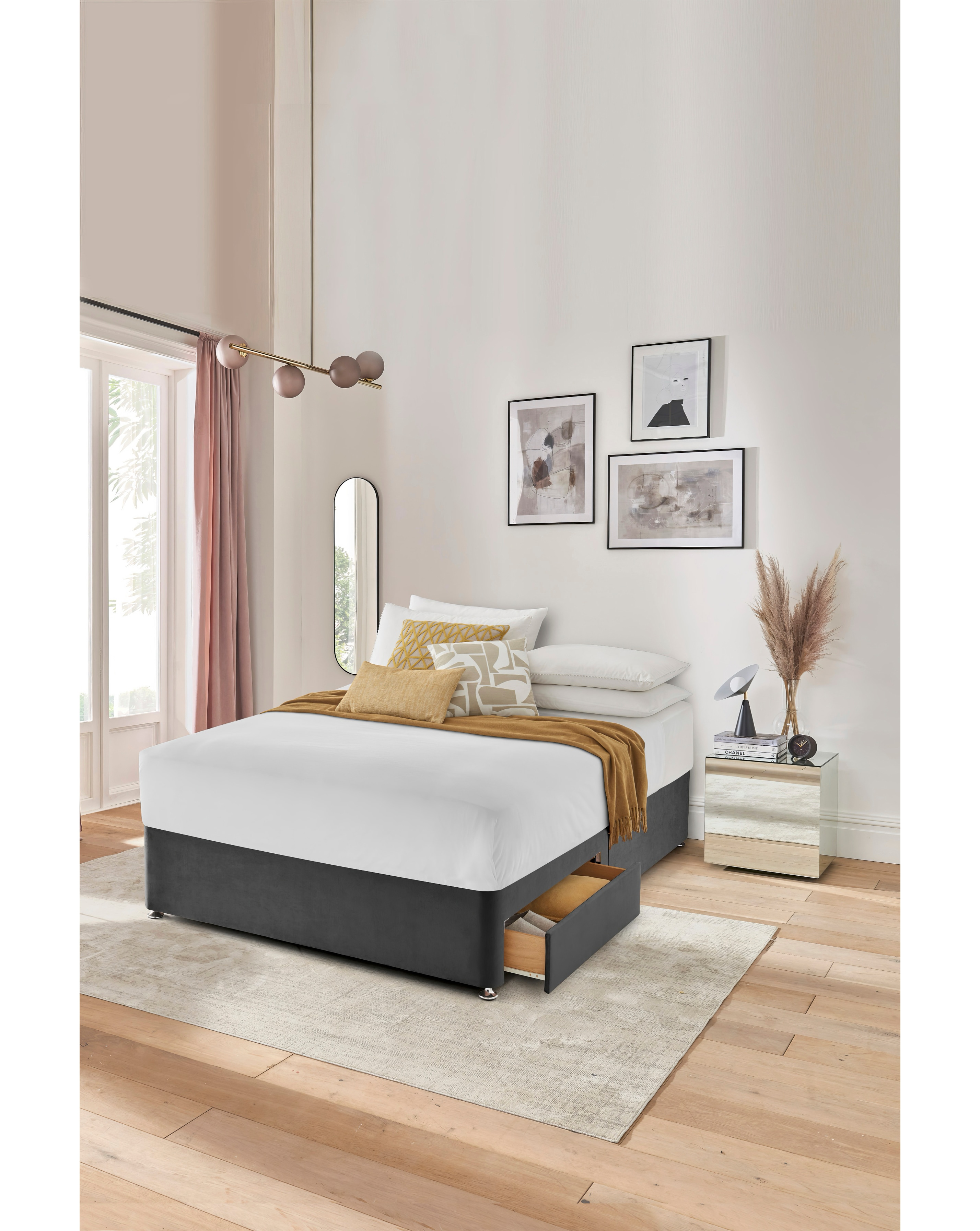 Silentnight Velvet 2 Drawer Divan Base