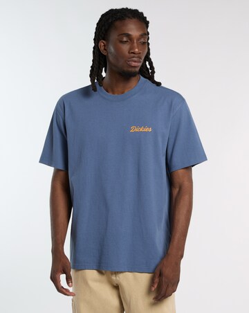 Dickies Short Sleeve Wellsville Back Graphic T-Shirt - Retro Inidgo