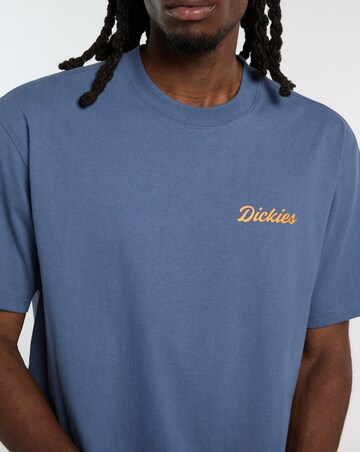 Dickies Short Sleeve Wellsville Back Graphic T-Shirt - Retro Inidgo