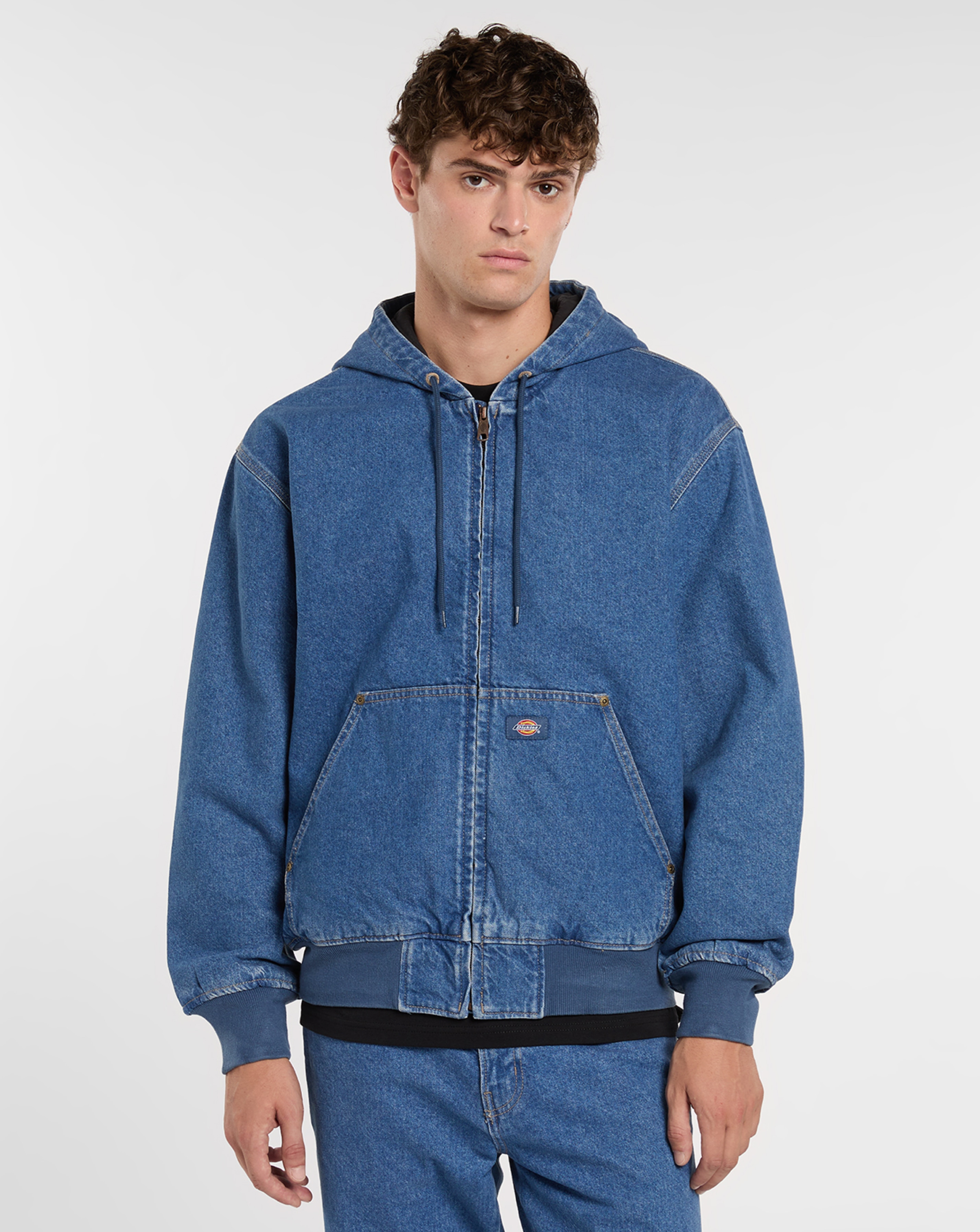 New In - Dickies Lined Denim Hooded Bomber