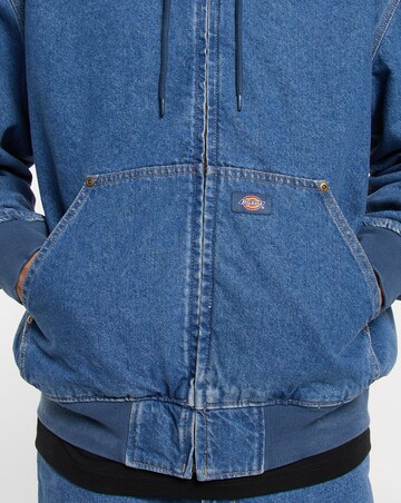 Dickies Lined Denim Hooded Bomber - Classic Blue