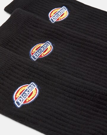 Dickies 3 Pack Valley Grove Socks - Black