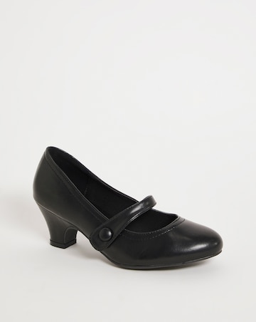 Vallie Mary Jane Shoe - Wide Fit (E)